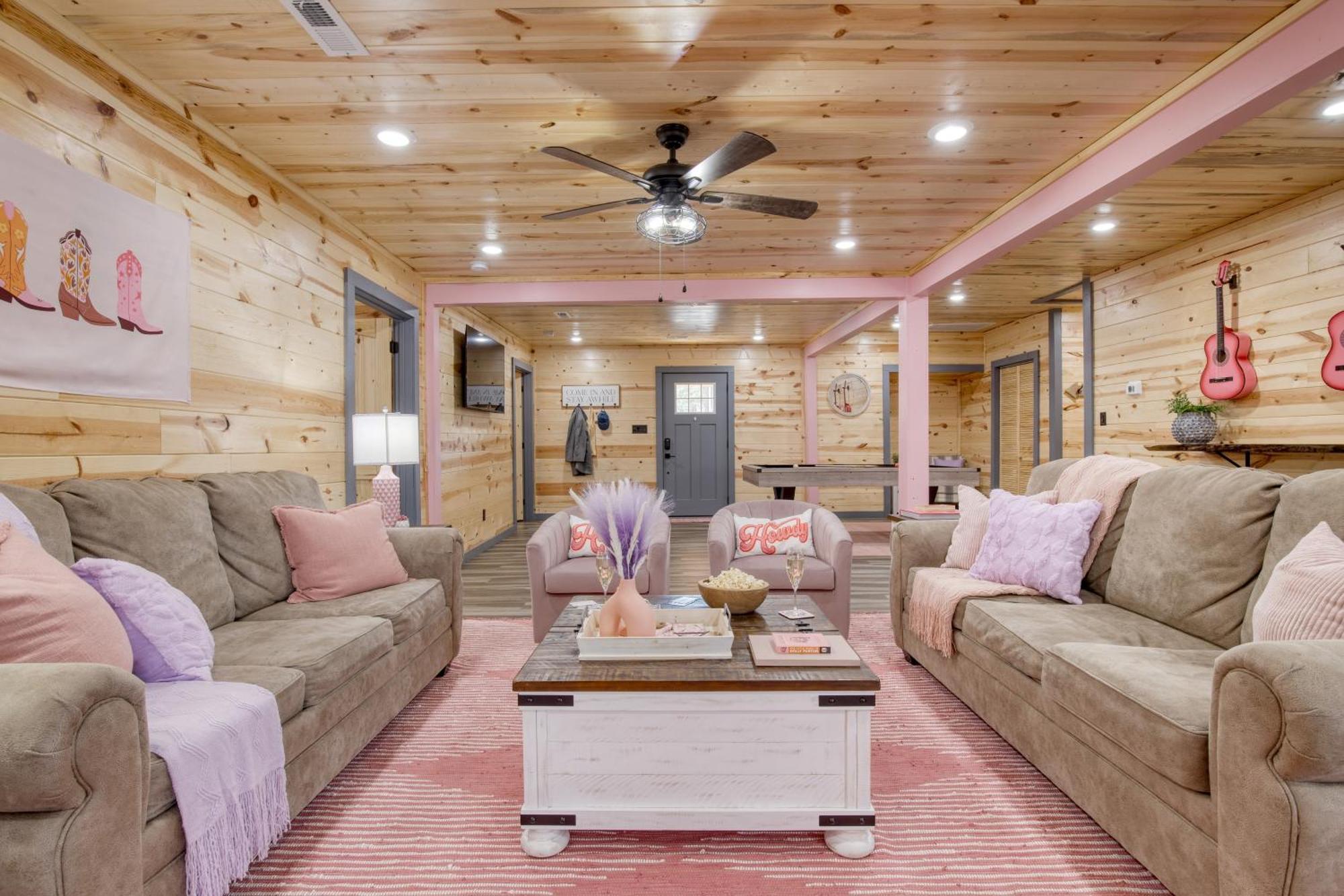 Pink Pines Avantstay Luxury Aesthetic Dream Home Indoor Pool Hot Tub Pigeon Forge Exterior foto